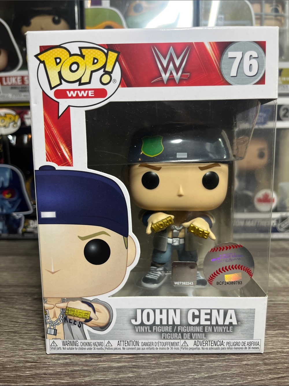 Funko Pop! WWE John Cena Vinyl Figure - Blue, White, Gold